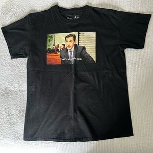 Men’s The Office “That’s What She Said” Black T-Shirt Size Large